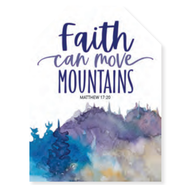 Faith Can Move Mountains Magnet