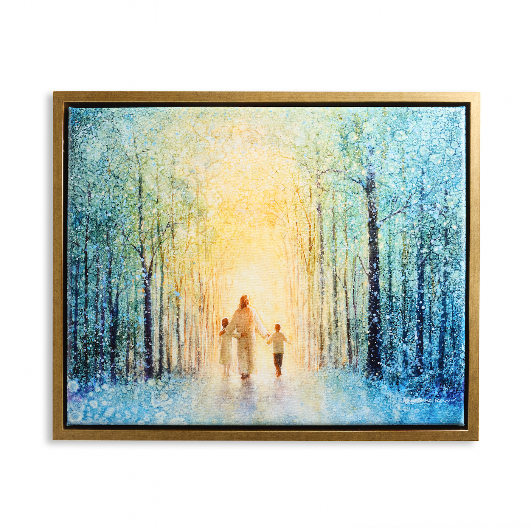 Teach Me Thy Paths (17x21 Framed Paper Print)