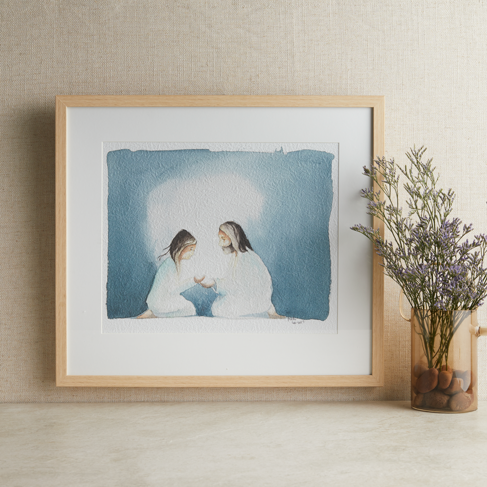 Through His Light (20x23 Framed Paper Print), , large image number 2
