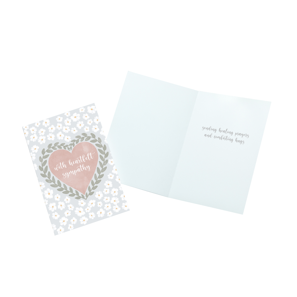 With Heartfelt Sympathy Greeting Card, , large image number 0