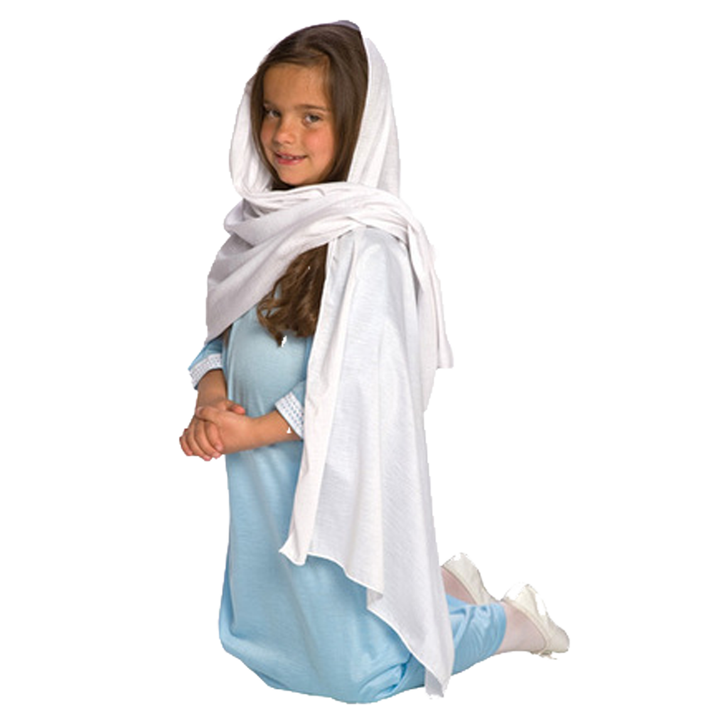 Children's Nativity Mary Costume, , large image number 0