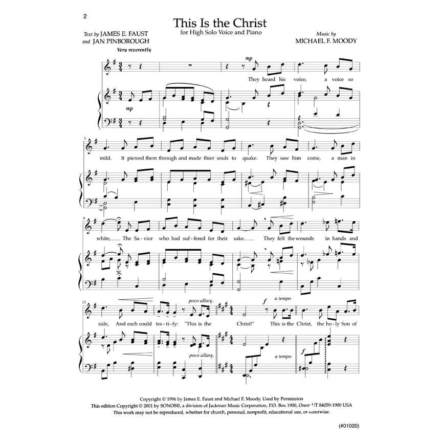 This Is the Christ - Vocal Solo High, , large