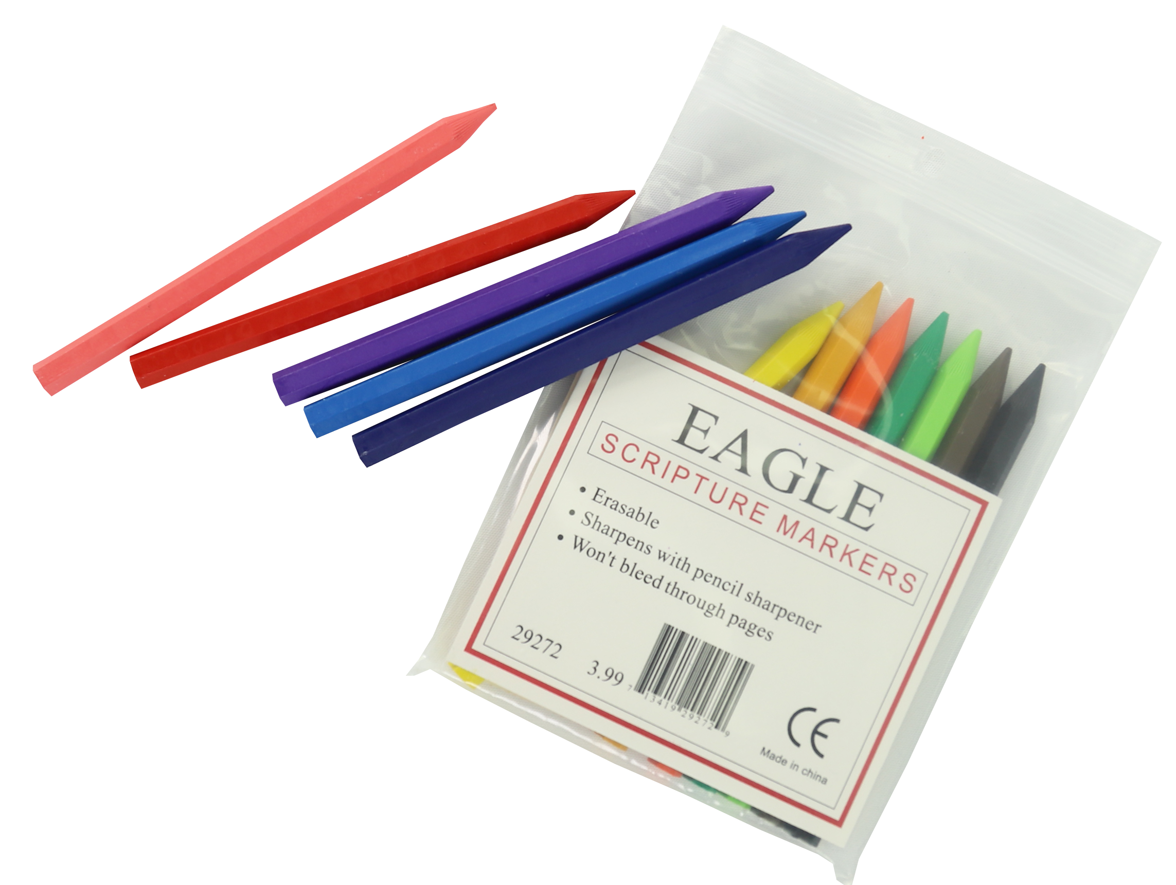 Erasable Scripture Crayons (12 Pack), , large