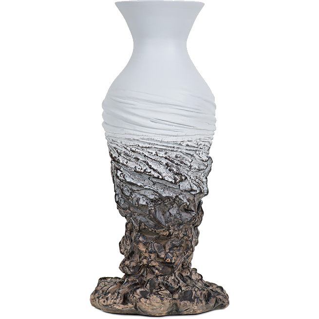 Hope in the Hands of the Potter Vase (Gray)