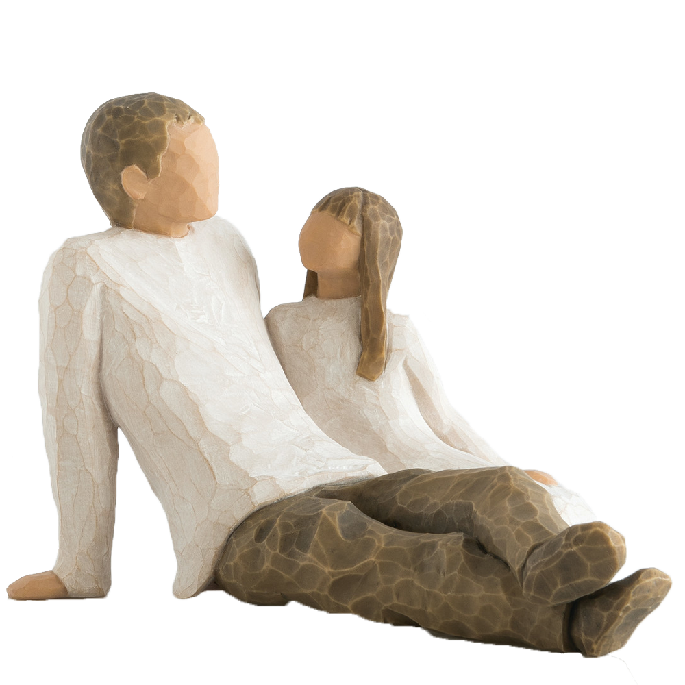 Father and Daughter Figurine