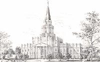 Rec Holder Houston Temple Black & White, , large image number 1