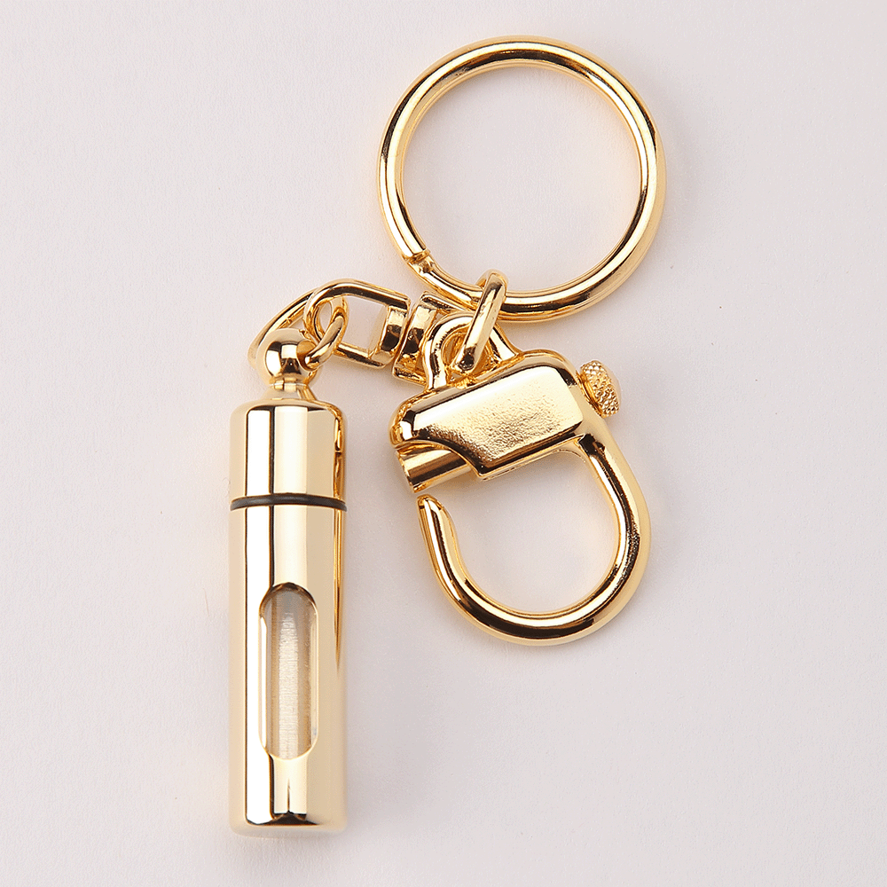 Oil Vial Keychain with Window