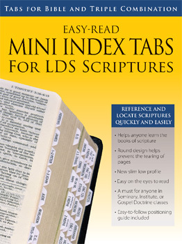 Mini Index Tabs for LDS Scriptures, , large image number 0