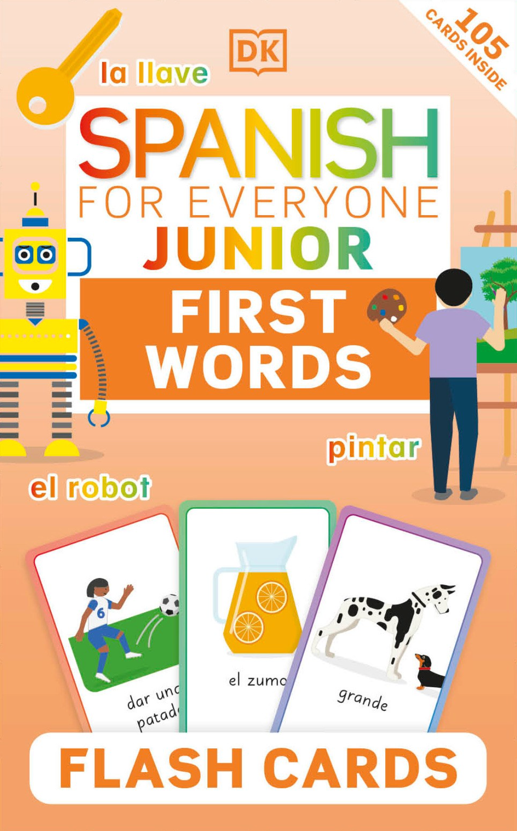 Spanish for Everyone Junior First Words Flash Cards , , large image number 0