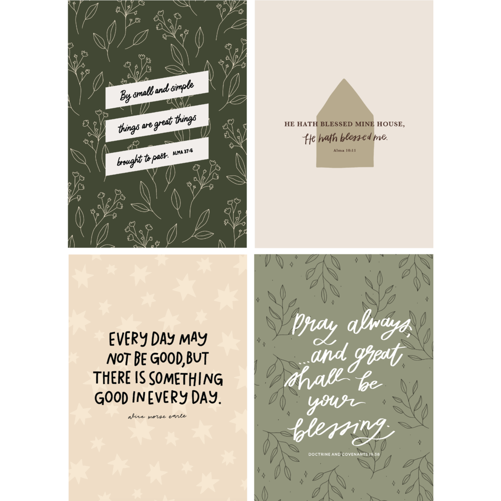 Small and Simple Things Print Set