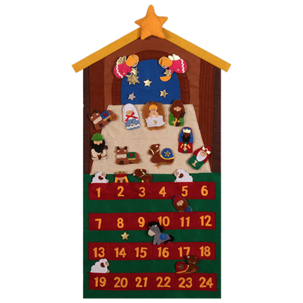 Children's Felt Nativity Advent Calendar