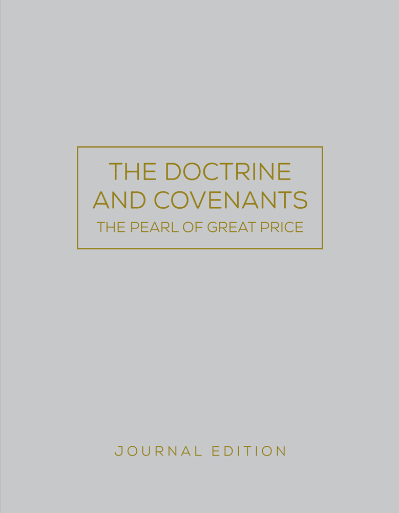 The Doctrine and Covenants and Pearl of Great Price, Journal Edition, Gray Unlined (No Index)