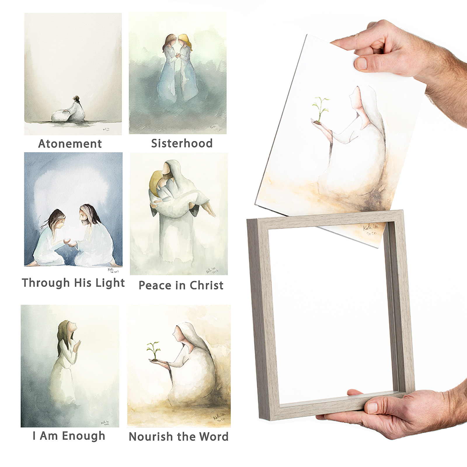 Kate Lee 6 Prints in 1 Frame Collection