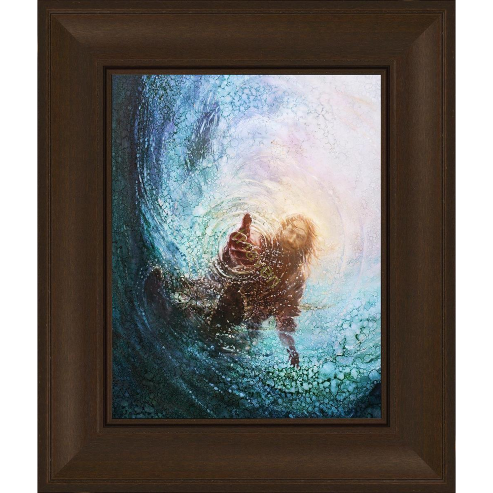 The Hand of God (20x17 Framed Art Size)