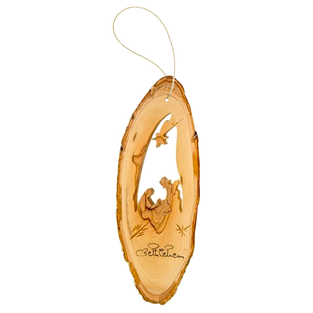 Nativity with Shepherd's Crook Christmas Ornament, , large image number 0