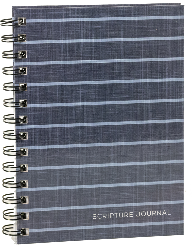My Scripture Blue Stripe Hardcover Journal, , large image number 0