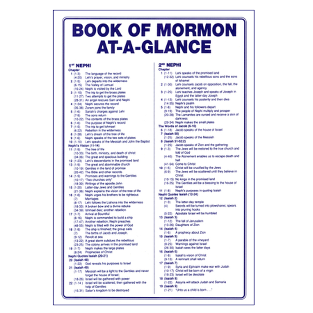 At-a-Glance Book of Mormon, , large image number 0