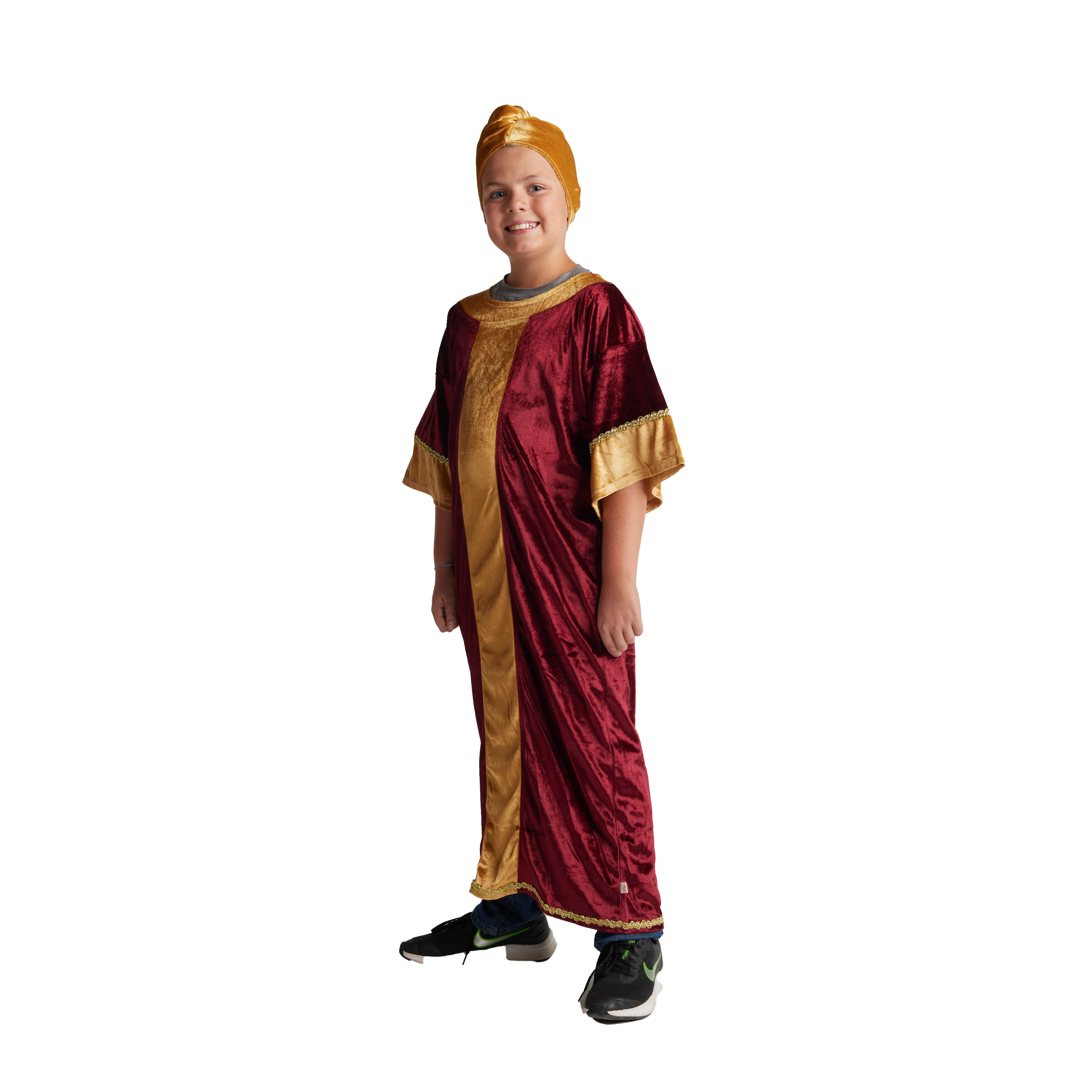 Children's Nativity Red Wiseman Costume, , large image number 1