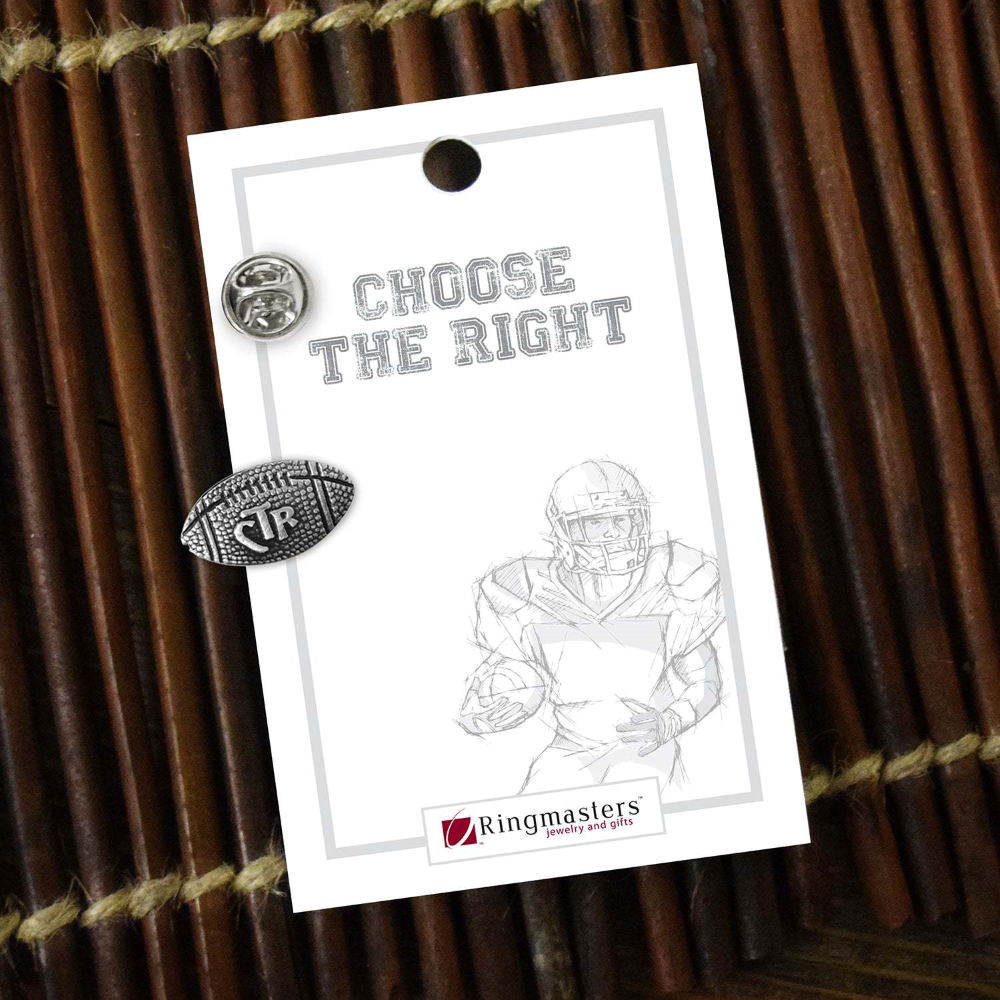 CTR Football Tie Tac, , large image number 1