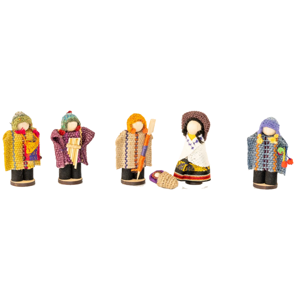 Chilean Aymara Woven Nativity Set, , large image number 0