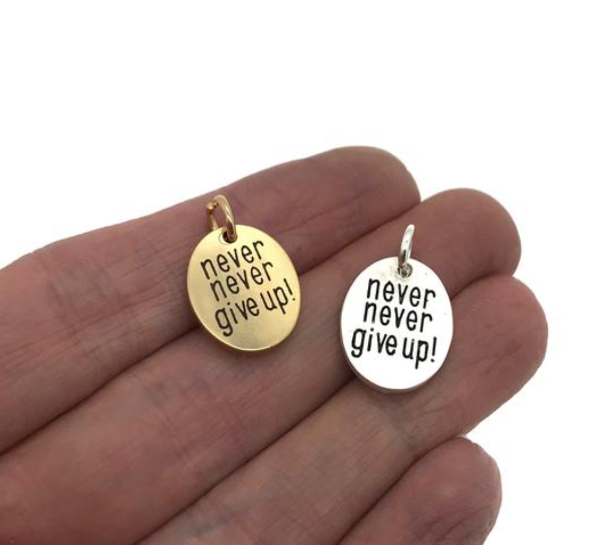 Never, Never Give Up Charm, , large image number 2