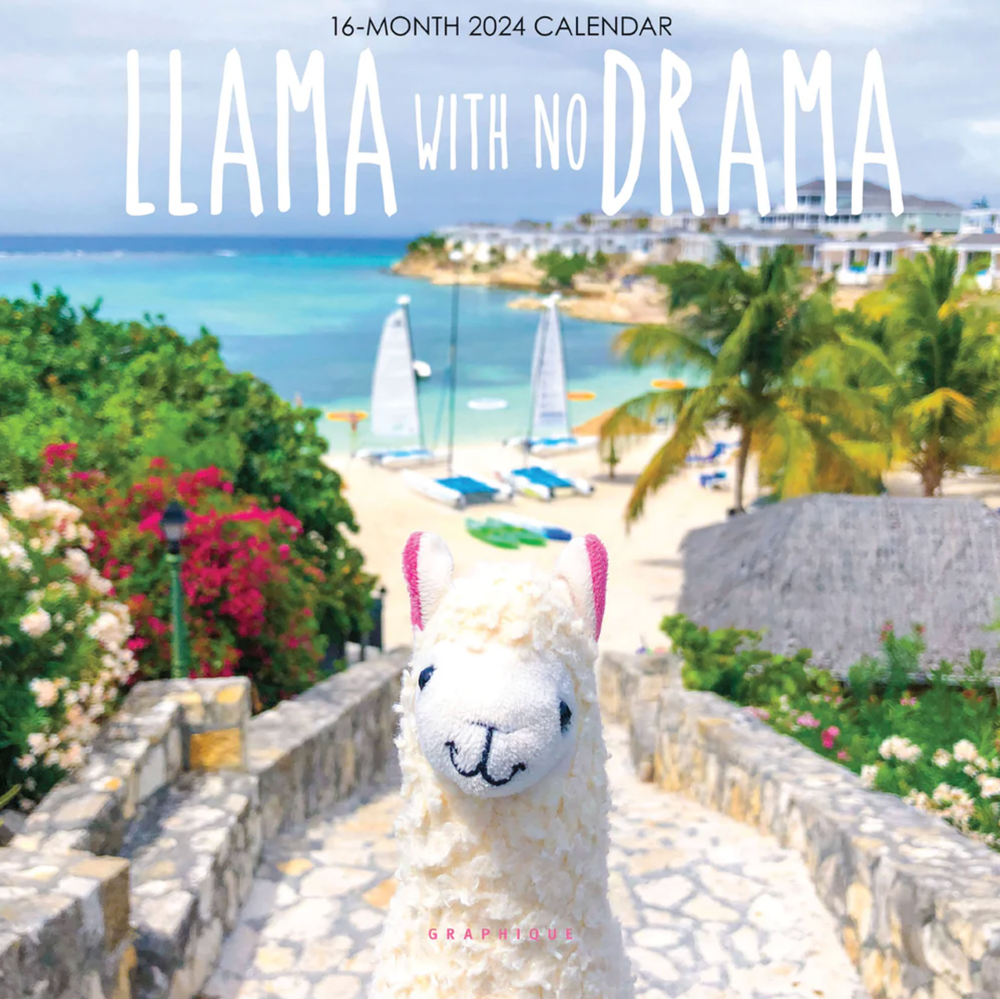 2025 Llama with No Drama Mini Calendar, , large image number 0