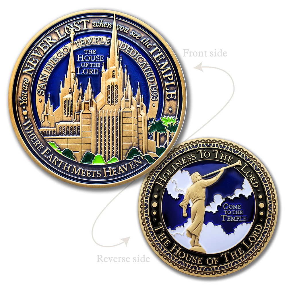 San Diego Temple Medallion, , large