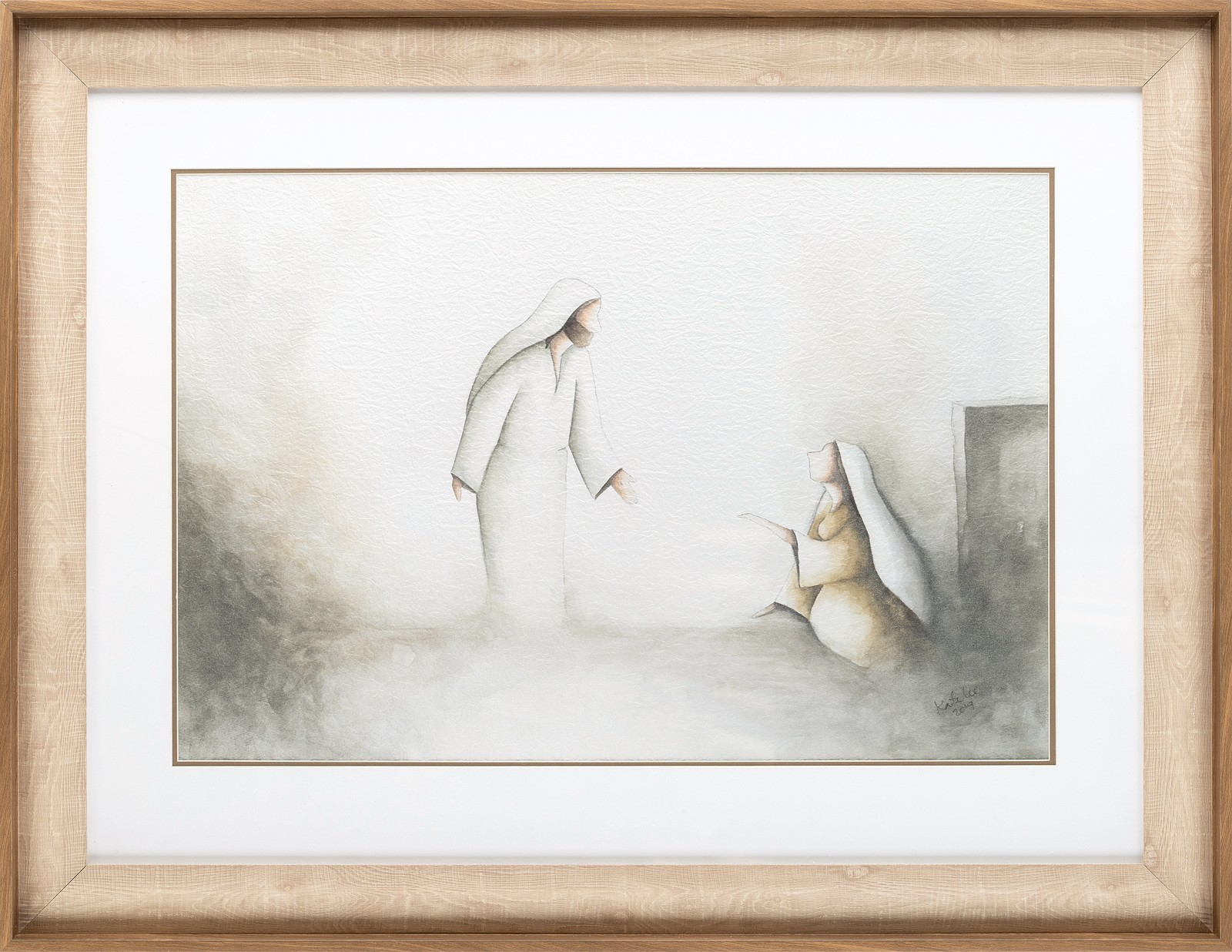 Oh My Savior (24x30 Framed Art)