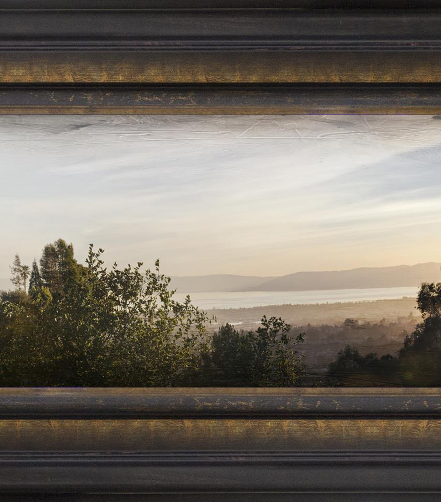 Oakland Temple, the Day Dawn is Breaking (19x48 Canvas Framed Art), , large image number 2