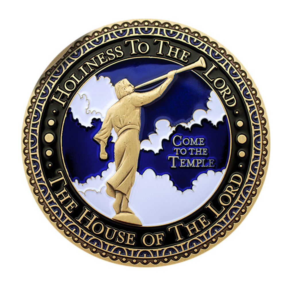 Manti Temple Medallion Coin, , large
