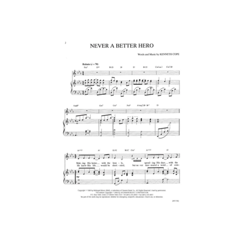 Solo Never A Better Hero Medium Voice, , large