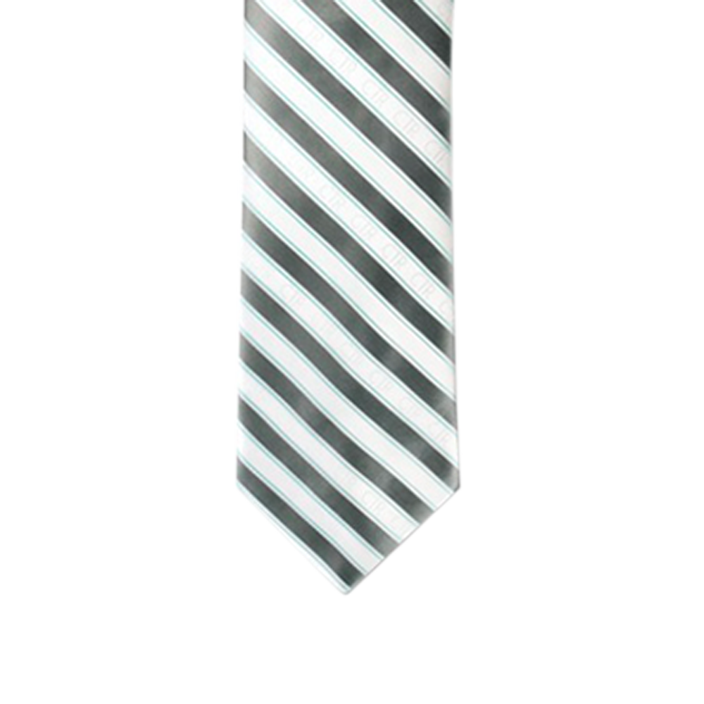 Boys' Silver/White Necktie, , large image number 0