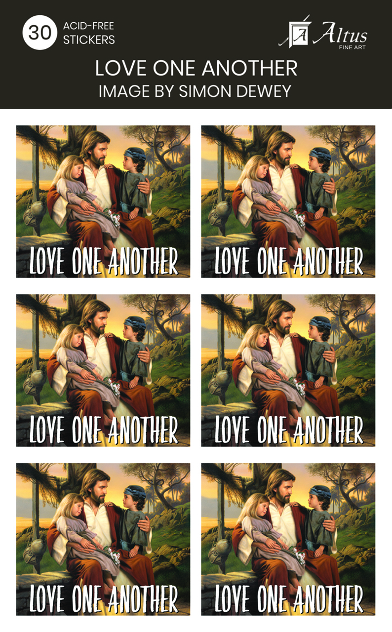 Love One Another Stickers, , large image number 0