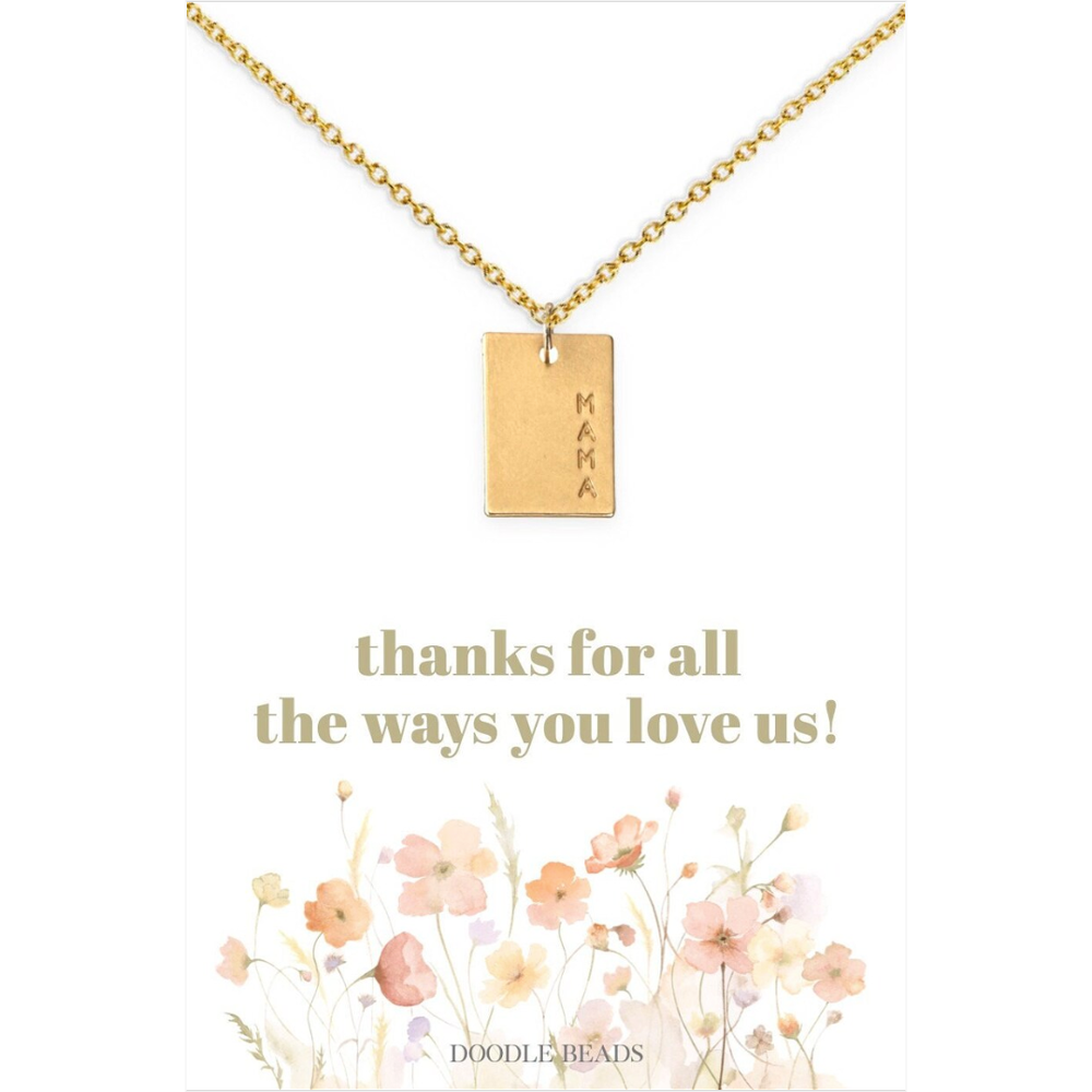 Mama, Thanks For Loving Us Necklace