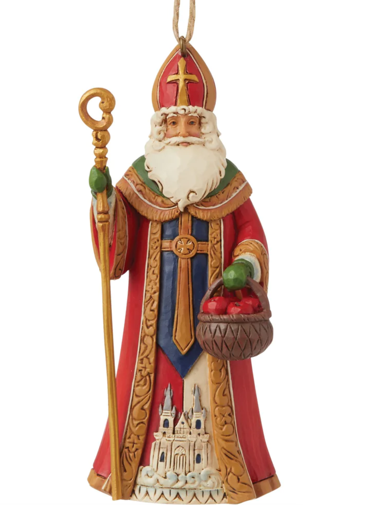 Czech Santa Ornament, , large