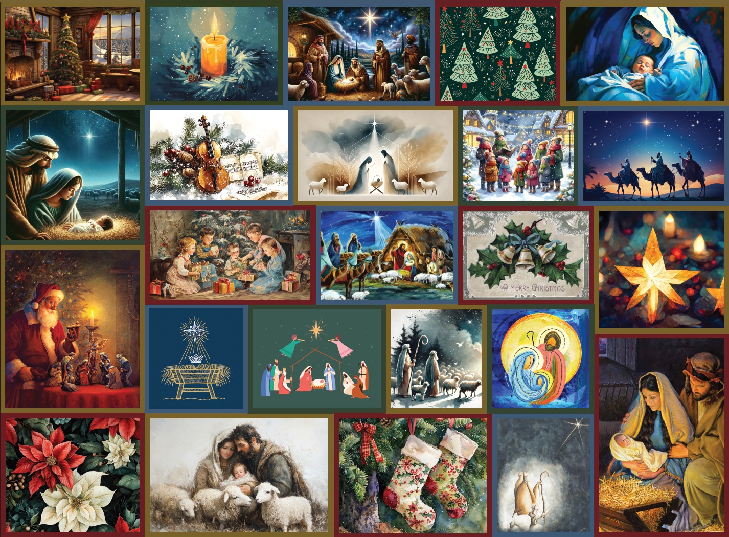 Christmas Advent 1000 Piece Puzzle, , large