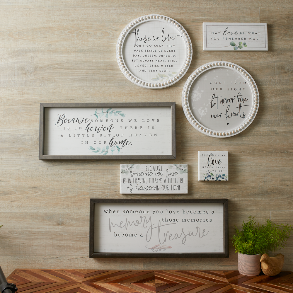 Love Remember (12x5 Plaque), , large image number 1