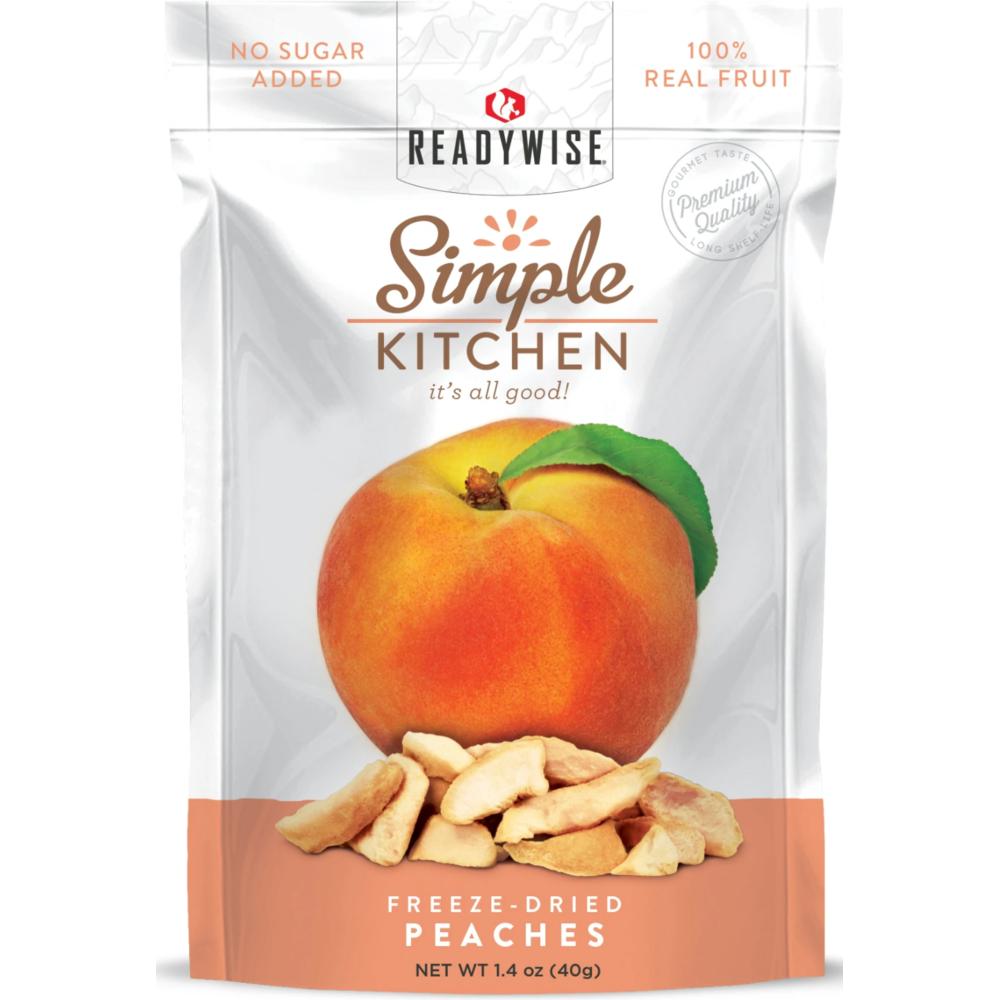 Simple Kitchen Freeze-Dried Peaches