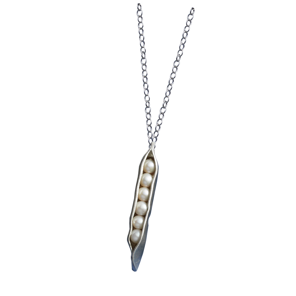 Six Sweet Peas in a Pod Necklace, , large image number 2