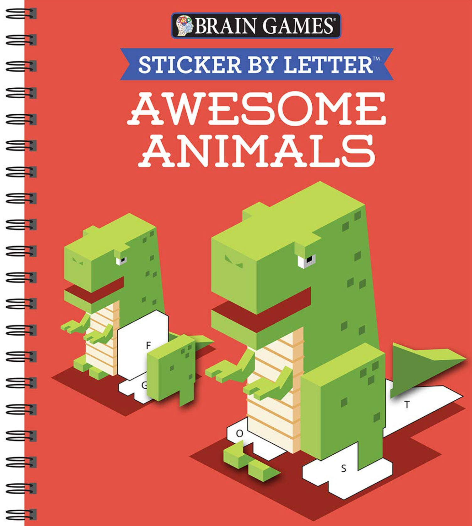 Brain Games Sticker by Letter Awesome Animals, , large image number 0