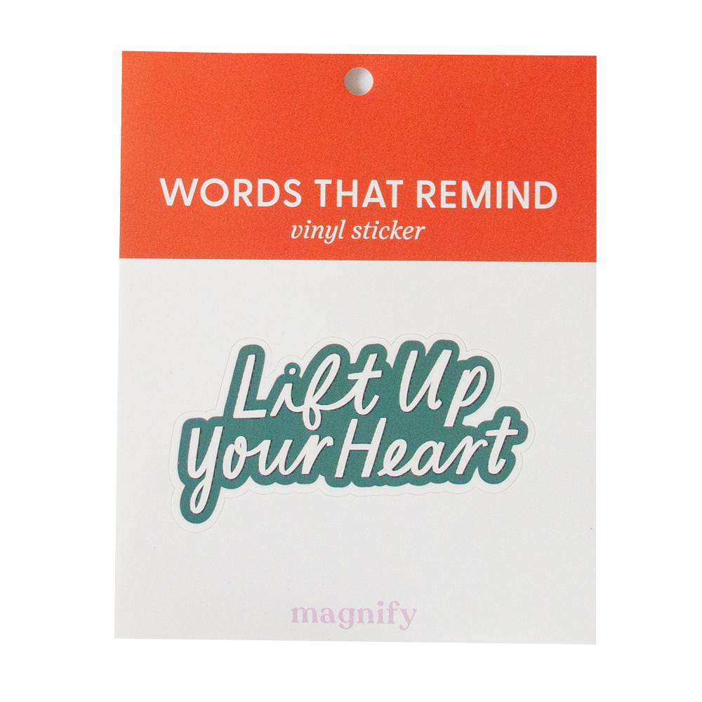 Lift Up Your Heart Magnify Vinyl Sticker, , large image number 10