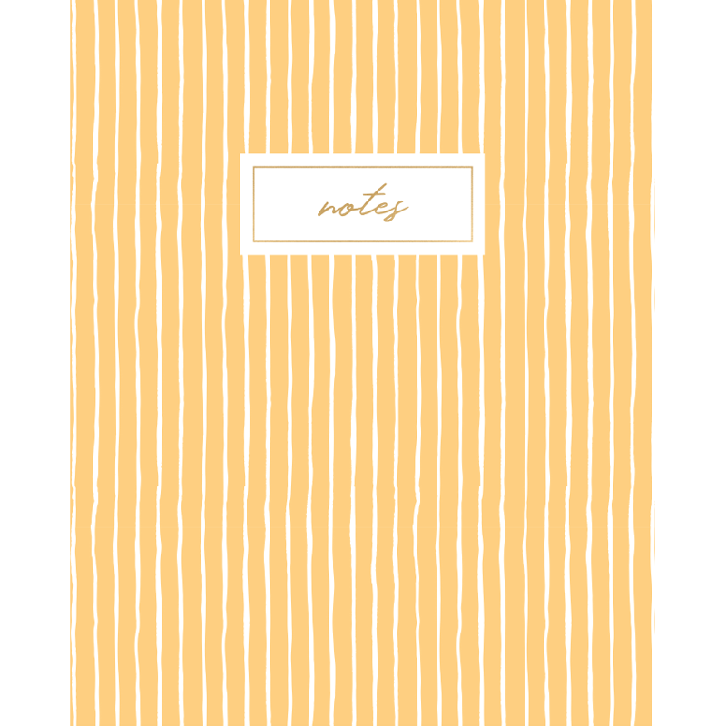 TOFW Classic Striped Journal