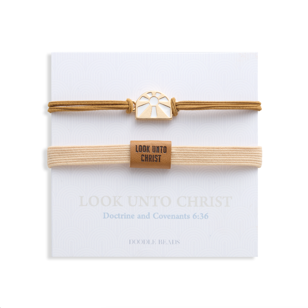 Look Unto Christ Bracelet Set