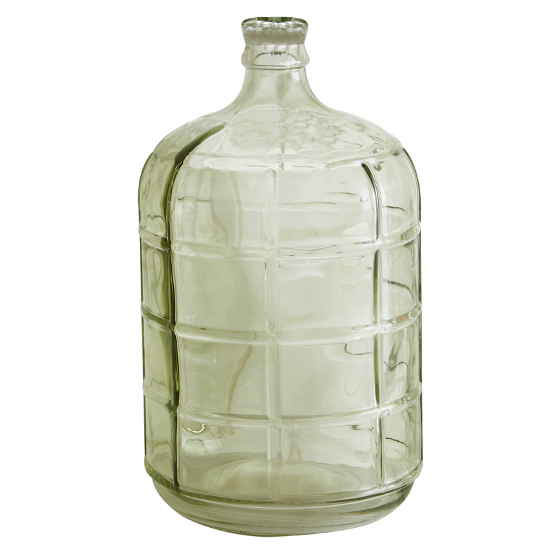 Green Glass Vintage Reproduction Bottle, , large image number 3