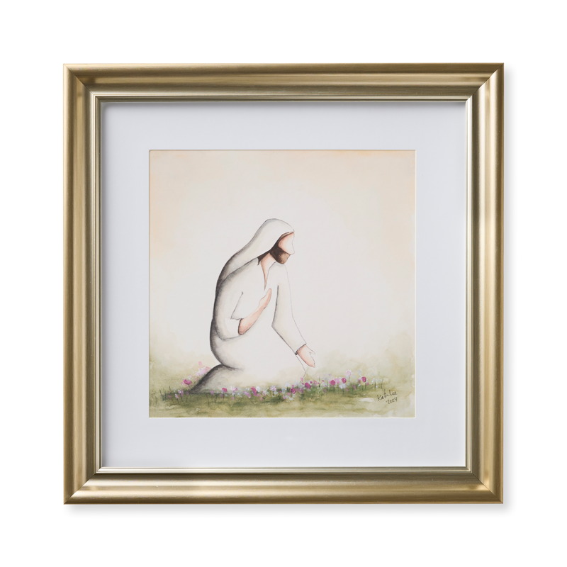 The Tender Love of Christ (19x19 Framed Art)
