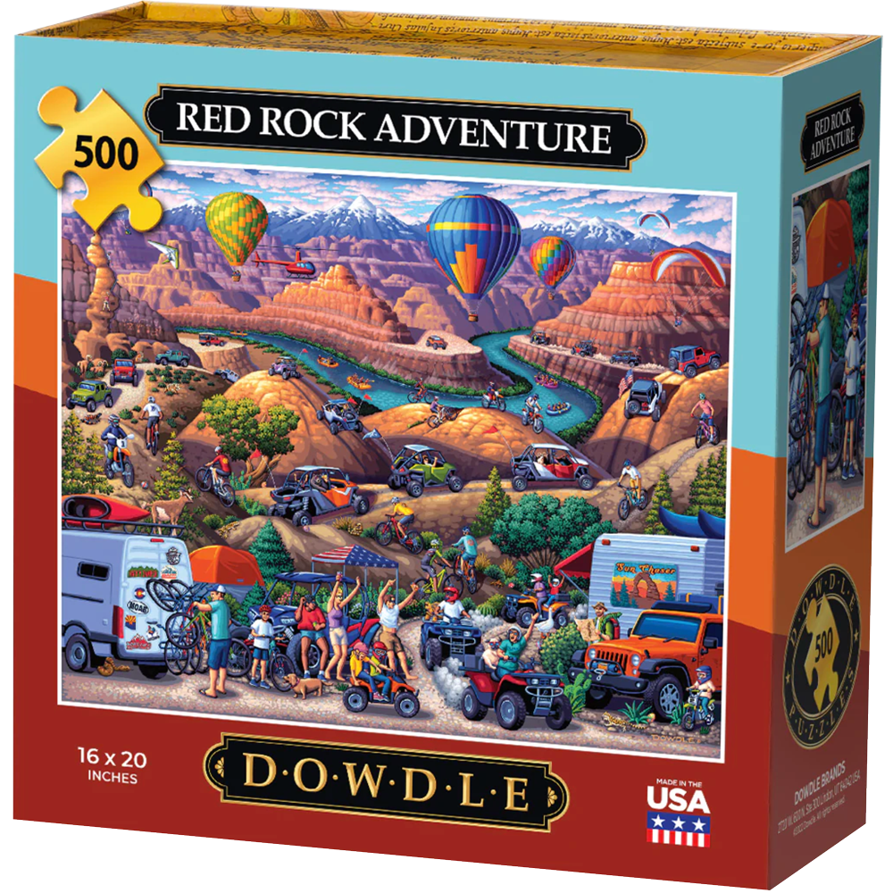 Red Rock Adventure 500 Piece Puzzle, , large image number 0