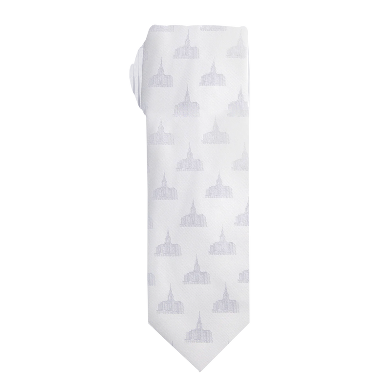 Men's Red Cliffs Utah Temple Necktie, , large image number 0