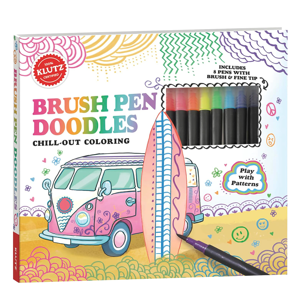 Brush Pen Doodles Craft Kit, , large image number 0