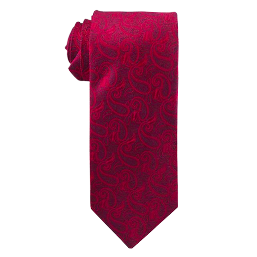 Youth Red Paisley Angel Moroni Necktie