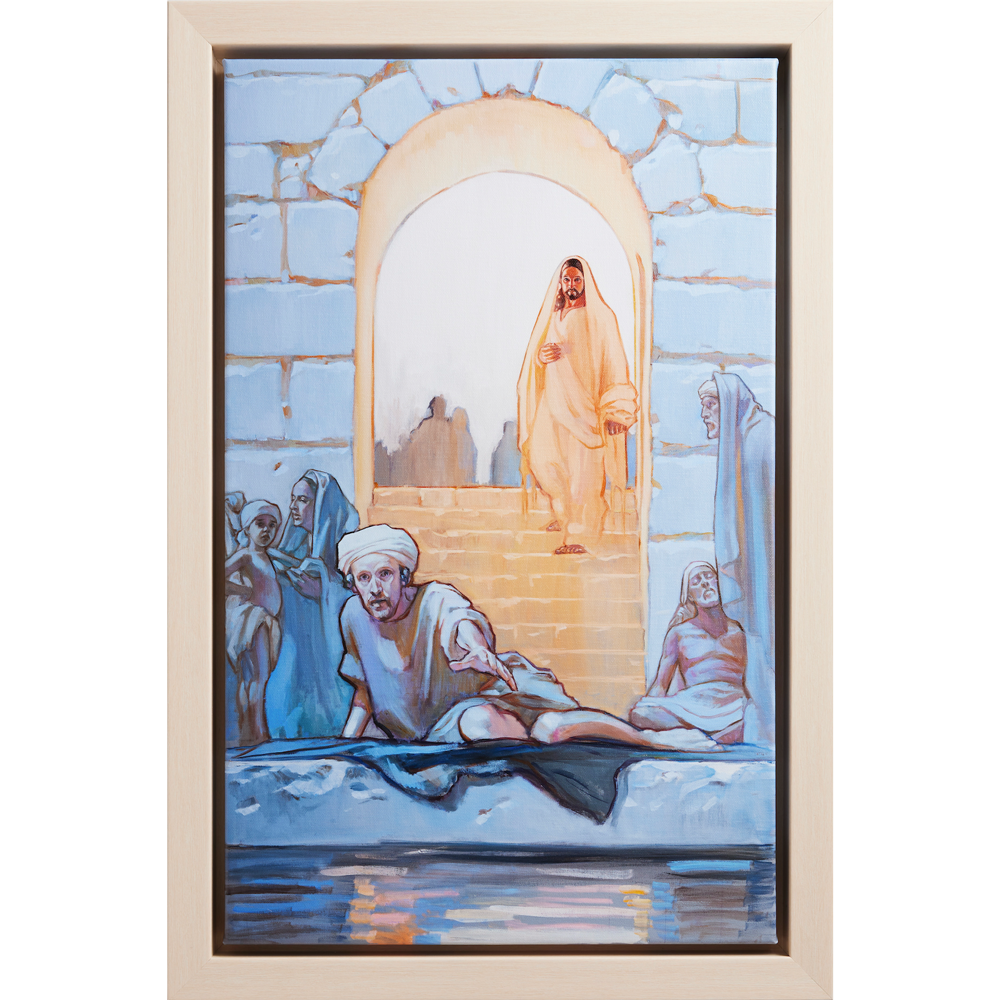 Living Waters (24x17 Framed Canvas Print), , large image number 0